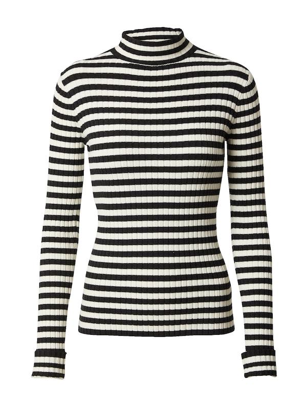 EDITED EDITED Pullover 'Jannice' in Schwarz Offwhite