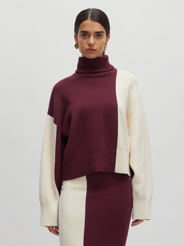 EDITED EDITED Pullover 'Laren' (GRS) In Dunkelbraun