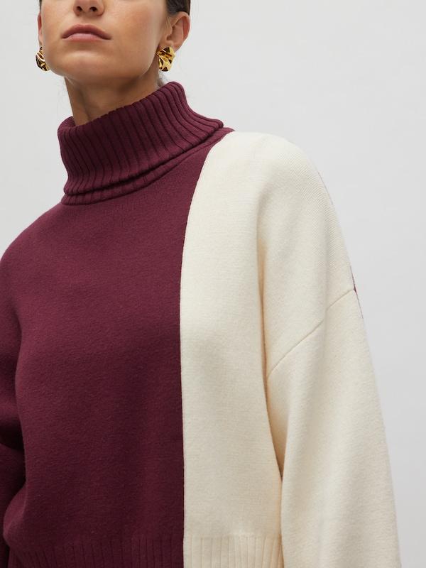 EDITED EDITED Pullover 'Laren' (GRS) In Dunkelbraun