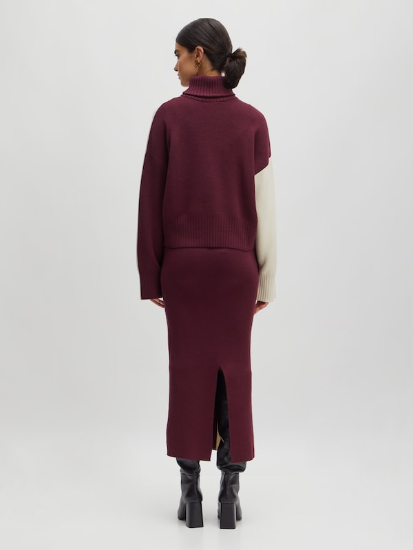 EDITED EDITED Pullover 'Laren' (GRS) In Dunkelbraun