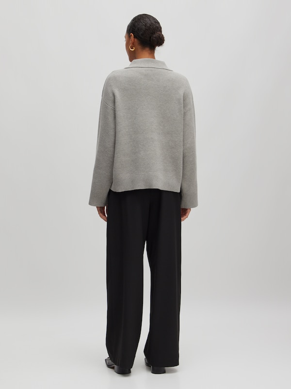 EDITED EDITED Pullover 'Taria' (GRS) In Graumeliert