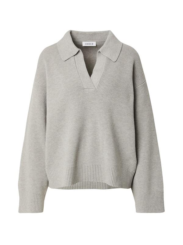 EDITED EDITED Pullover 'Taria' (GRS) in Graumeliert