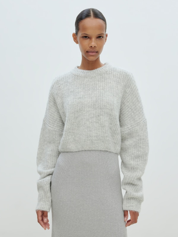 EDITED EDITED Pullover 'Yella' (GRS) In Graumeliert