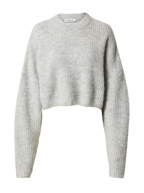 EDITED EDITED Pullover 'Yella' (GRS) in Graumeliert