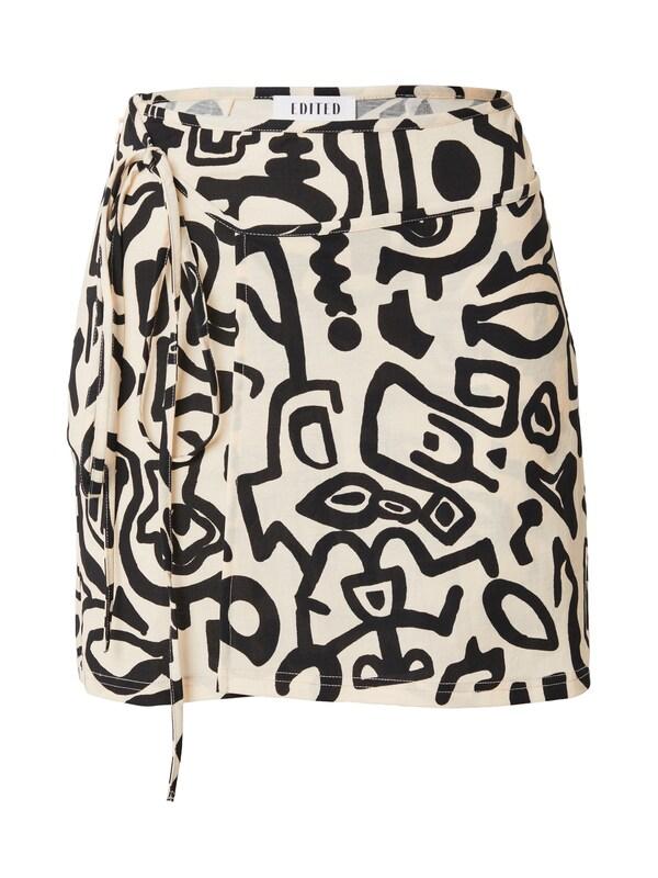 EDITED EDITED Rock 'Uha' in Beige Schwarz