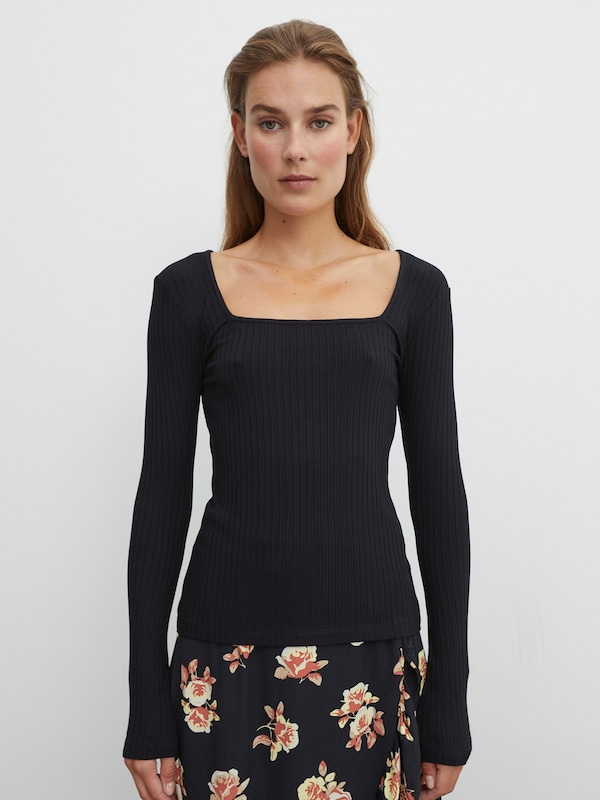 EDITED EDITED Shirt 'Valeria' In Schwarz