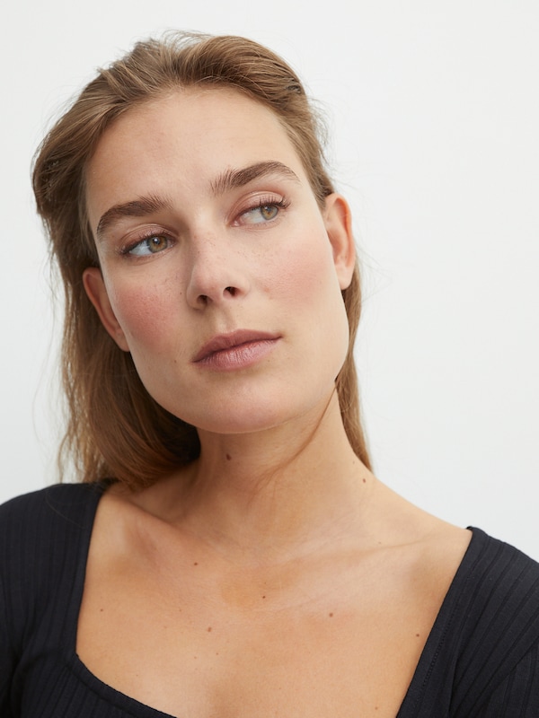 EDITED EDITED Shirt 'Valeria' In Schwarz