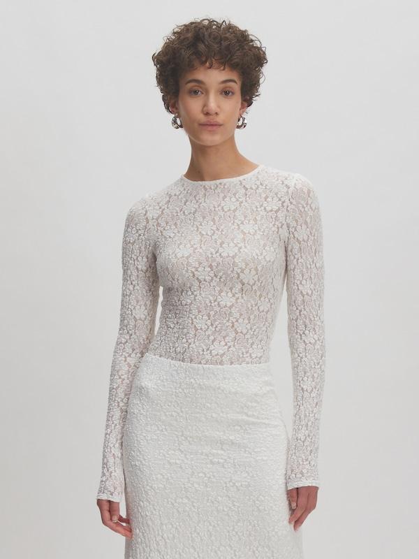 EDITED EDITED Shirtbody 'Janiya' In Weiß