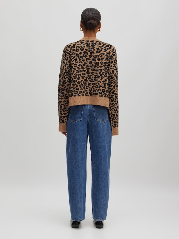 EDITED EDITED Strickjacke 'Leanne' In Beige Braun