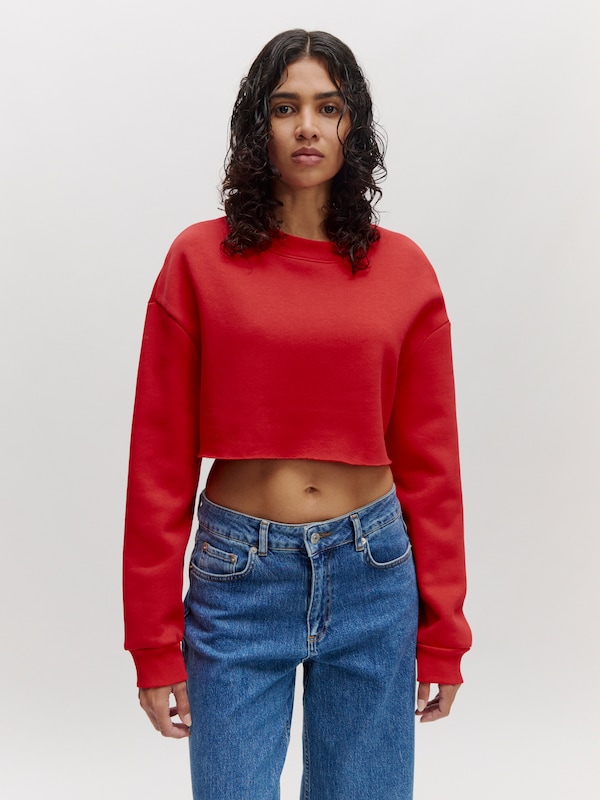 EDITED EDITED Sweatshirt 'Maxie' In Rot
