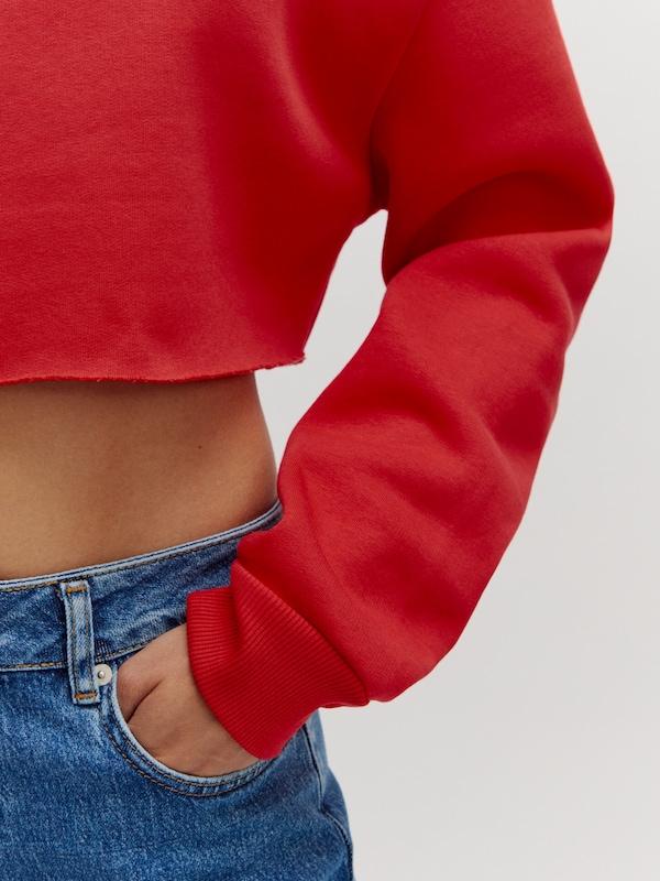 EDITED EDITED Sweatshirt 'Maxie' In Rot