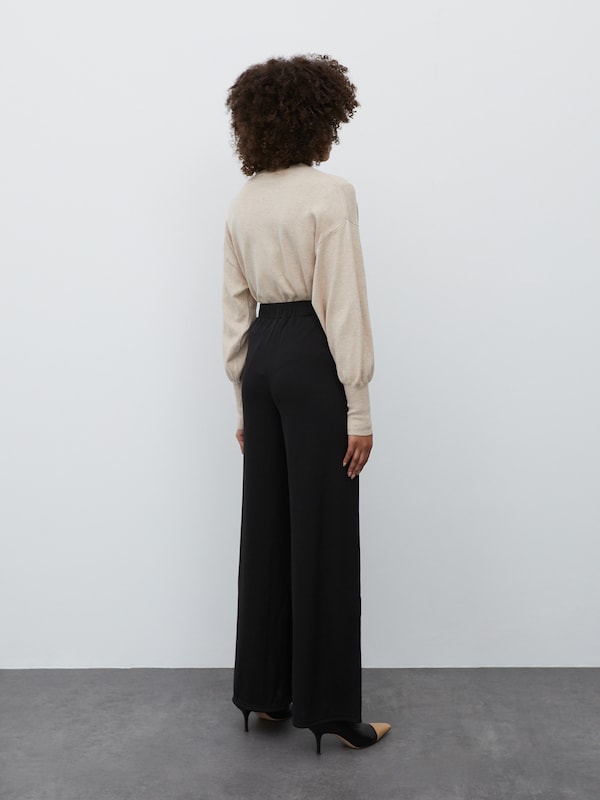 EDITED EDITED Wide Leg Hose 'Jamie' In Schwarz