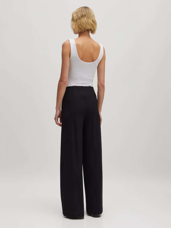 EDITED EDITED Wide Leg Hose 'Leva' In Schwarz