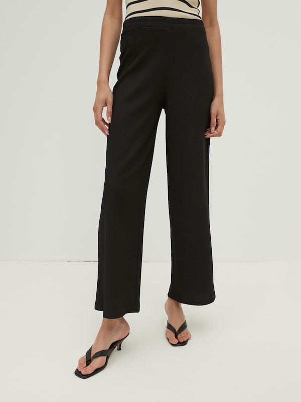 EDITED EDITED Wide Leg Hose 'Philine' In Schwarz