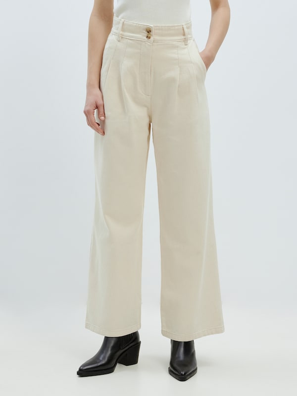 EDITED EDITED Wide Leg Jeans 'Ellis' (OCS) In Beige