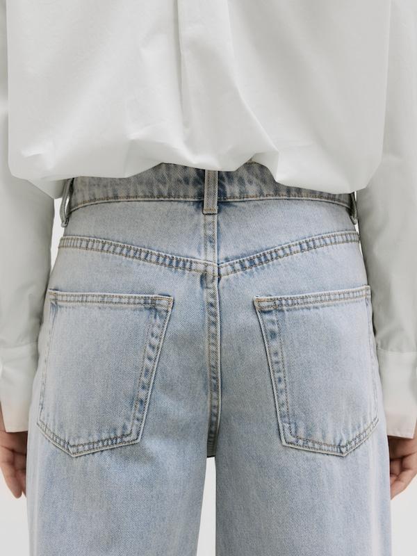EDITED EDITED Wide Leg Hose 'Maleah' (OCS) In Blue Denim