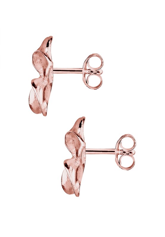 ELLI ELLI Ohrringe 'Frangipani Blüte' In Rosegold