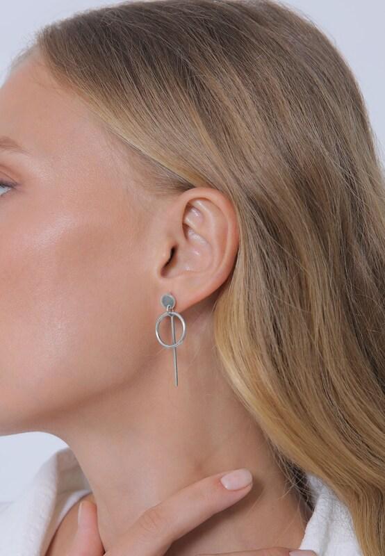 ELLI ELLI Ohrringe 'Geo' In Silber