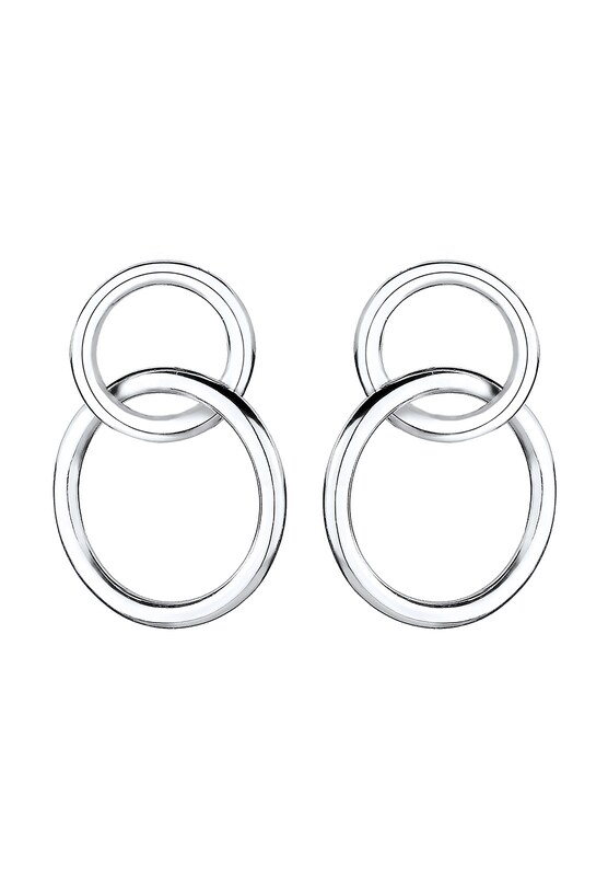 ELLI ELLI Ohrringe 'Kreis' In Silber