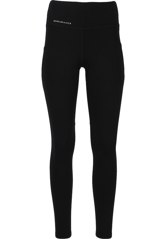 ENDURANCE ENDURANCE Regular Sporthose 'Tather' In Schwarz