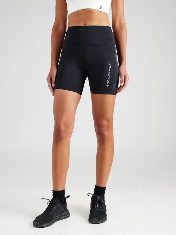 ENDURANCE ENDURANCE Skinny Sportshorts 'Energy' In Schwarz