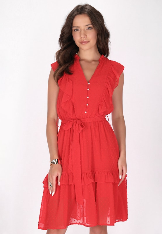 Faina Faina Blusenkleid In Rot