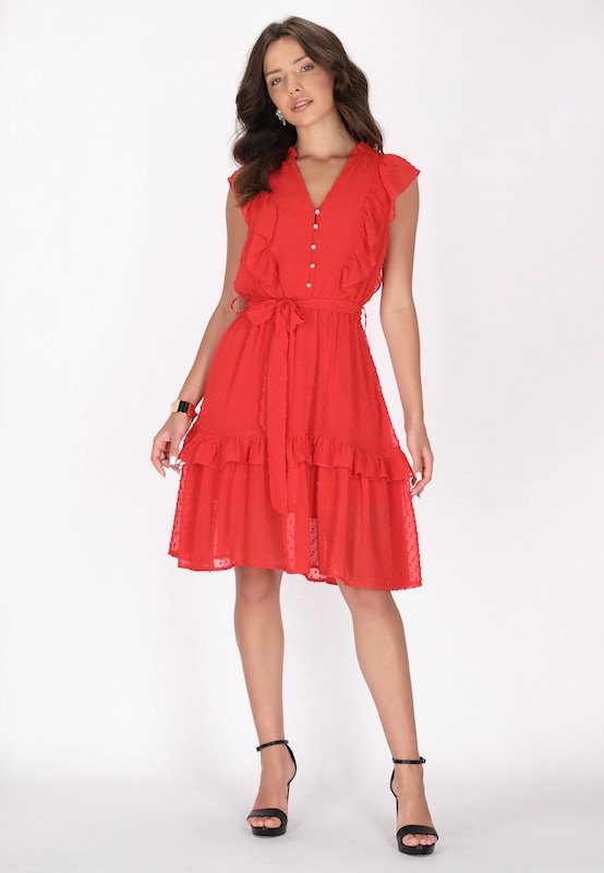Faina Faina Blusenkleid In Rot