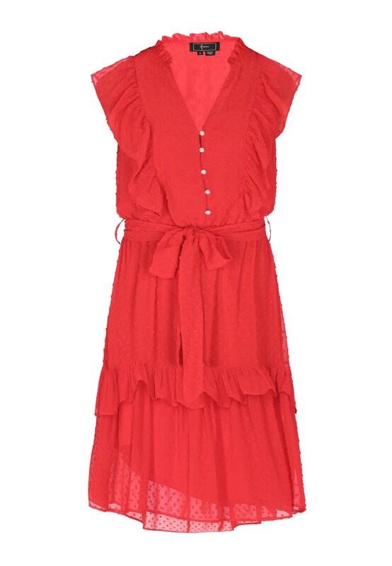 Faina Faina Blusenkleid In Rot