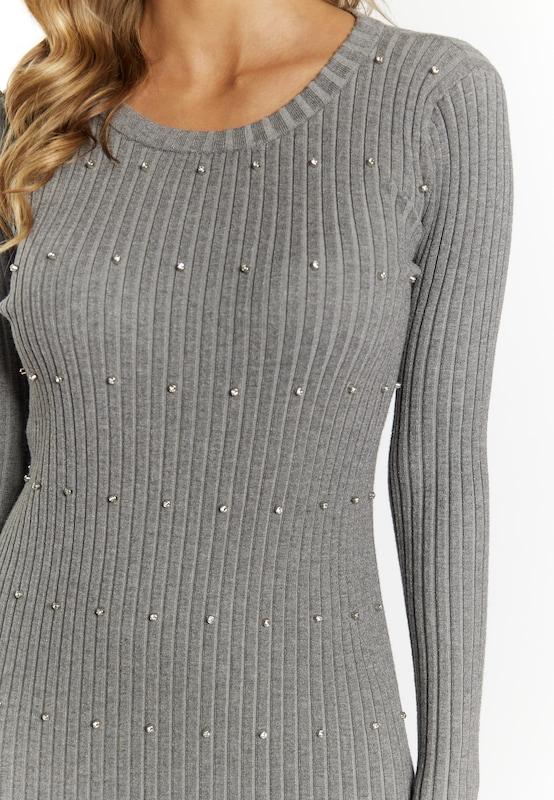 Faina Faina Kleid In Graumeliert