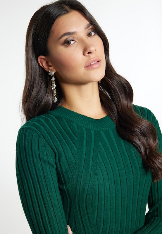 Faina Faina Strickkleid In Smaragd