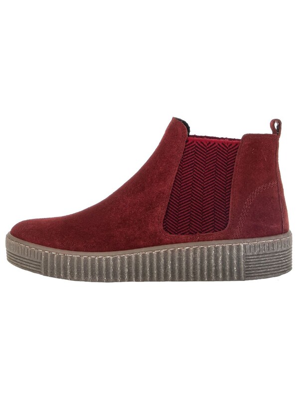 GABOR GABOR Chelsea Boots In Dunkelrot