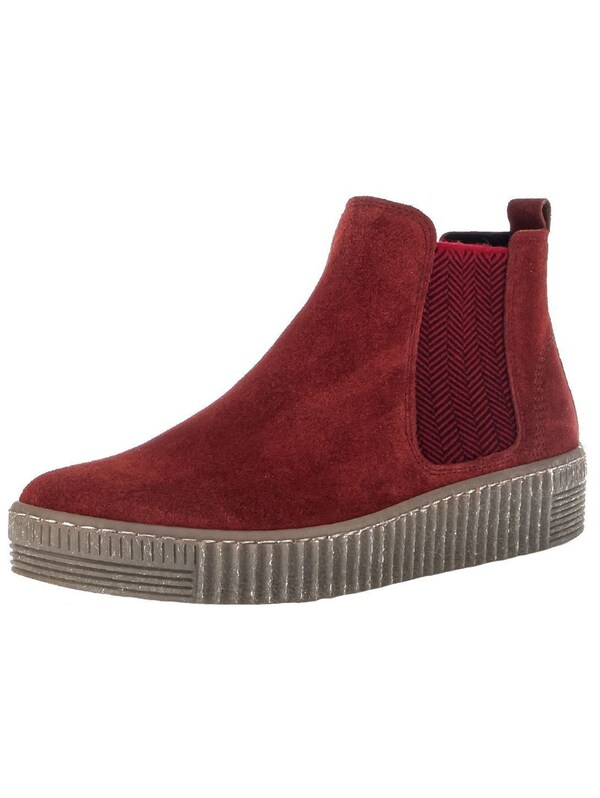 GABOR GABOR Chelsea Boots In Dunkelrot