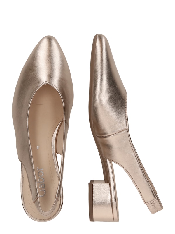 GABOR GABOR Slingpumps In Gold