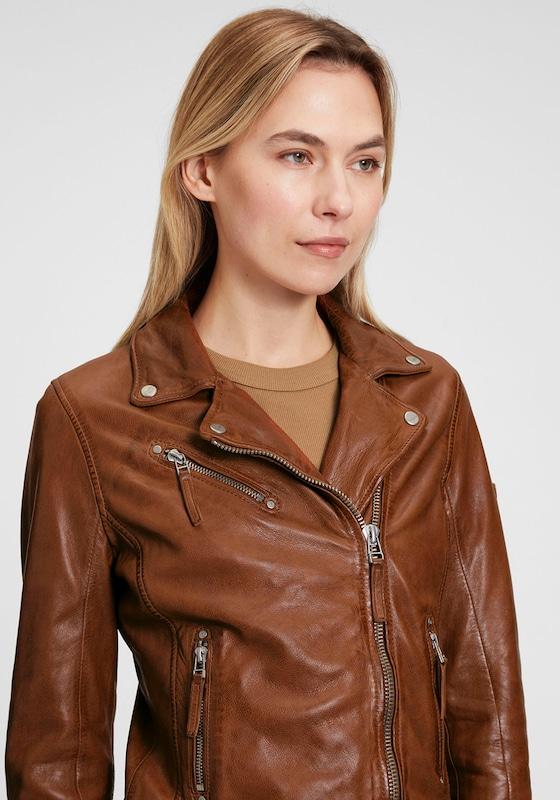 Gipsy By Mauritius Gipsy By Mauritius Jacke 'Paige' In Cognac