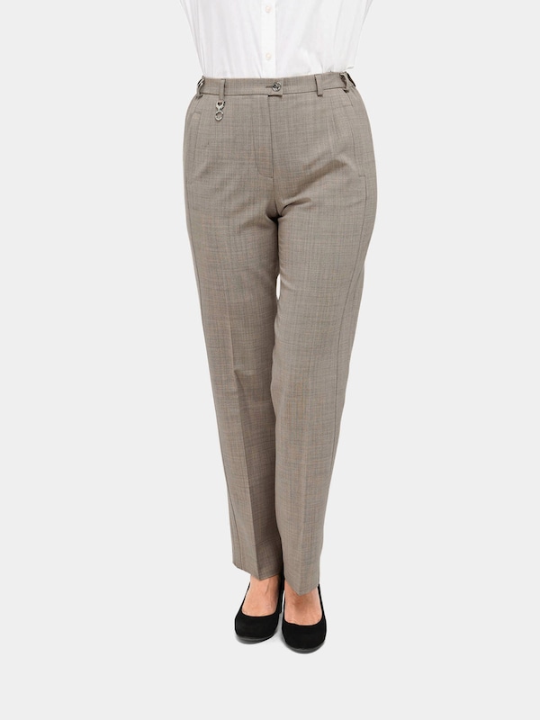 Goldner Goldner Regular Bundfaltenhose In Beige