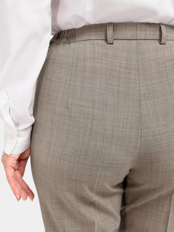 Goldner Goldner Regular Bundfaltenhose In Beige