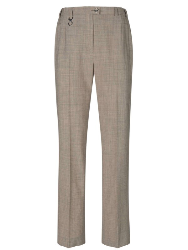Goldner Goldner Regular Bundfaltenhose In Beige