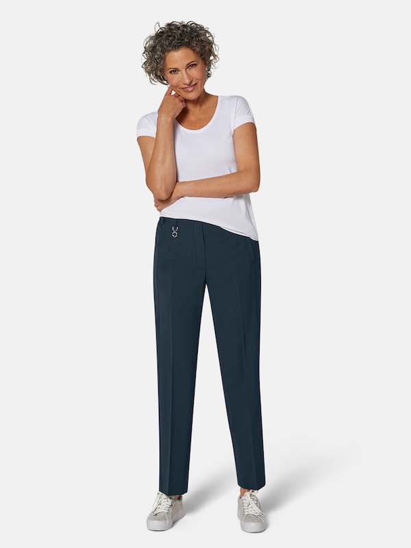 Goldner Goldner Regular Hose 'Carla' In Marine