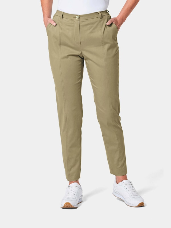 Goldner Goldner Regular Hose 'Carla' In Schilf