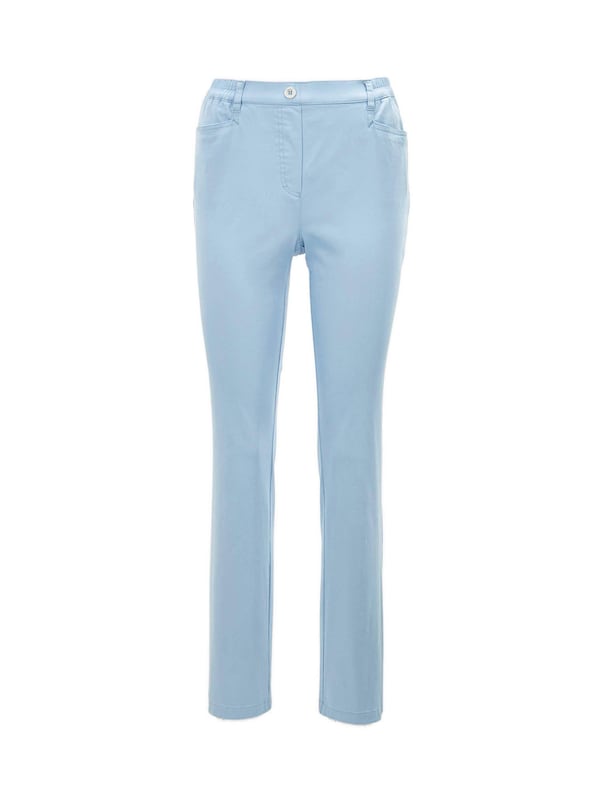 Goldner Goldner Regular Hose 'Martha' in Hellblau