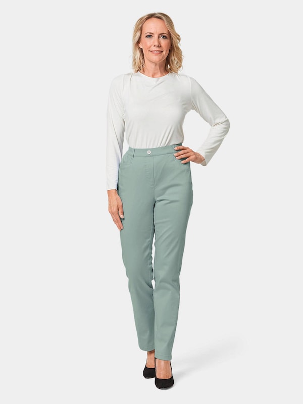 Goldner Goldner Regular Hose 'Martha' In Mint