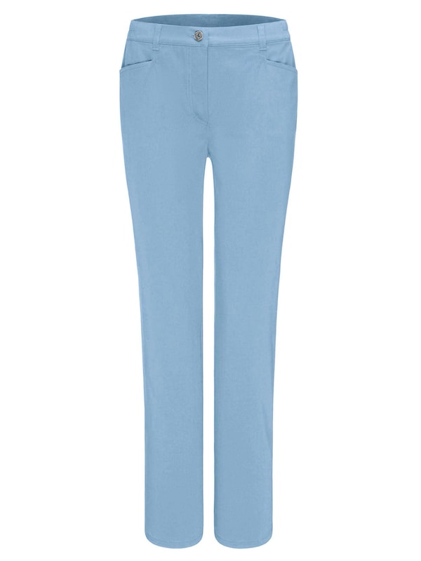 Goldner Goldner Slimfit Hose 'Anna' in Hellblau