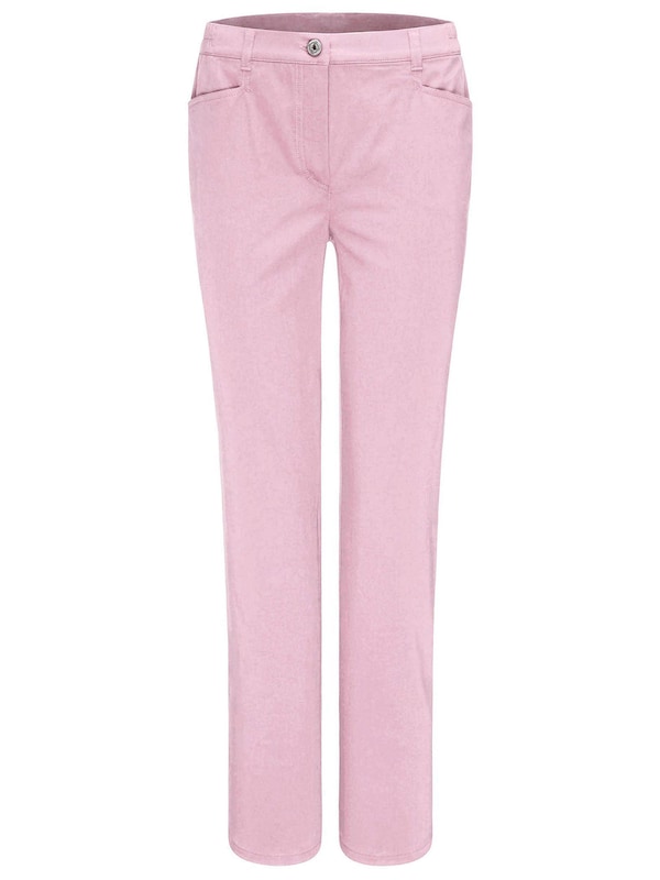 Goldner Goldner Slimfit Hose 'Anna' in Rosa