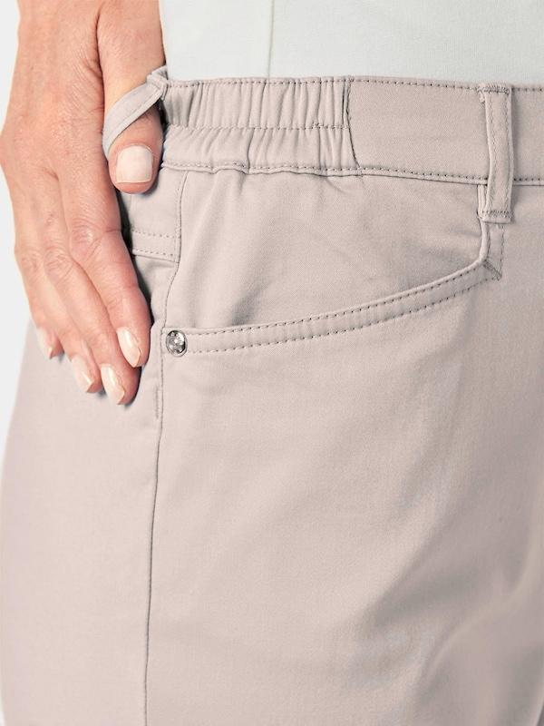 Goldner Goldner Slimfit Hose 'Carla' In Braun