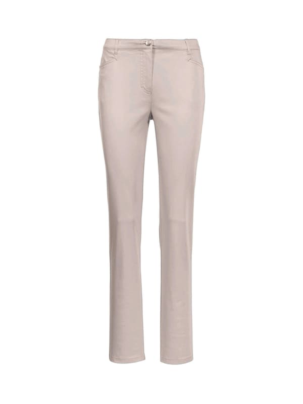 Goldner Goldner Slimfit Hose 'Carla' in Kitt