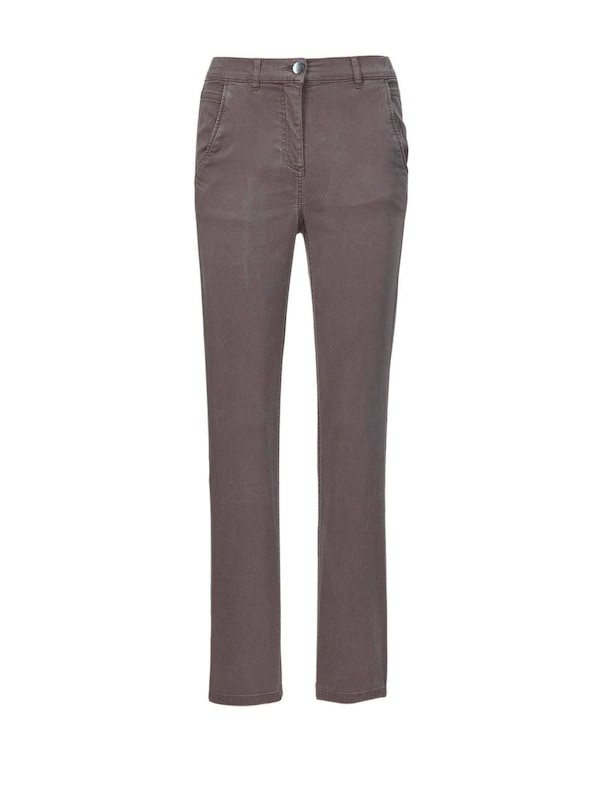 Goldner Goldner Slimfit Hose In Braun