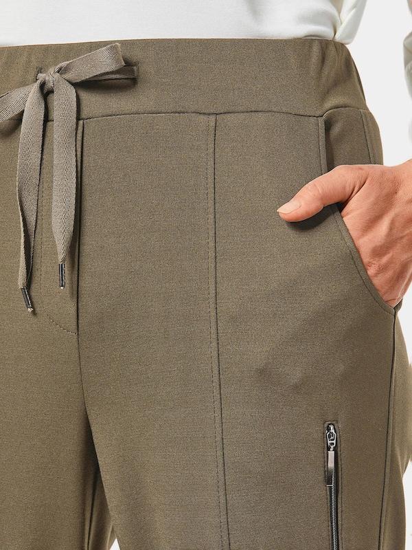 Goldner Goldner Slimfit Hose In Dunkelgrün