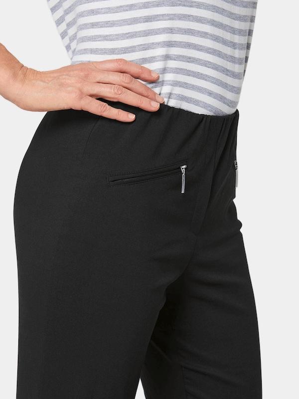 Goldner Goldner Slimfit Hose In Schwarz