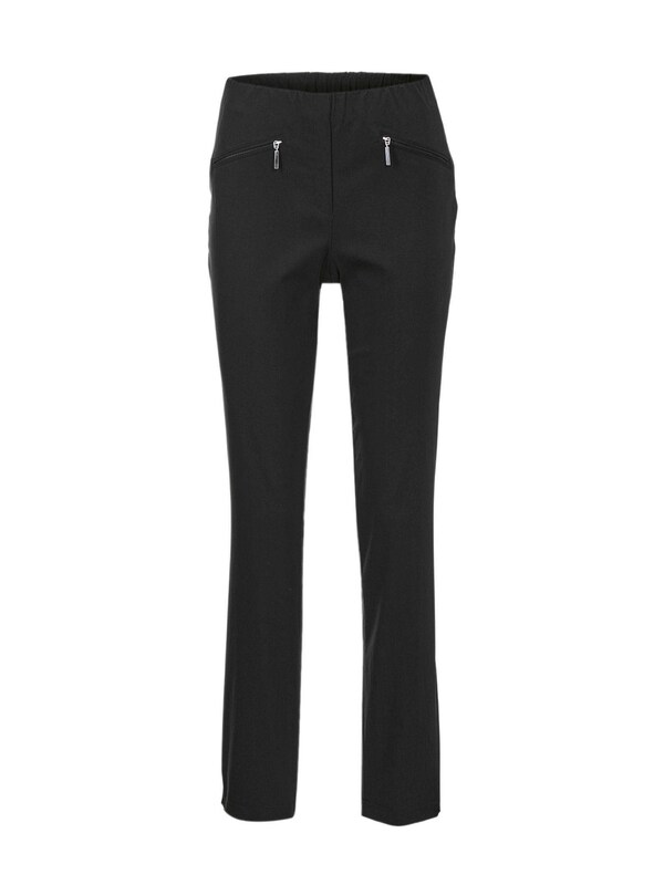 Goldner Goldner Slimfit Hose in Schwarz