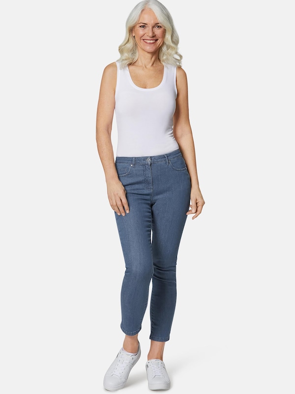 Goldner Goldner Slimfit Jeans 'Bella' In Blue Denim